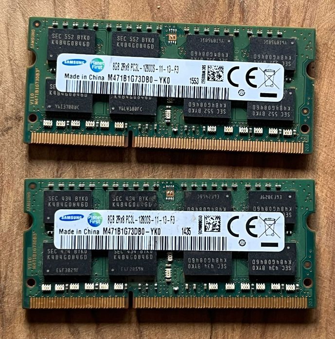 Pamięć DDR3L 12800s - 16GB - 2x8GB