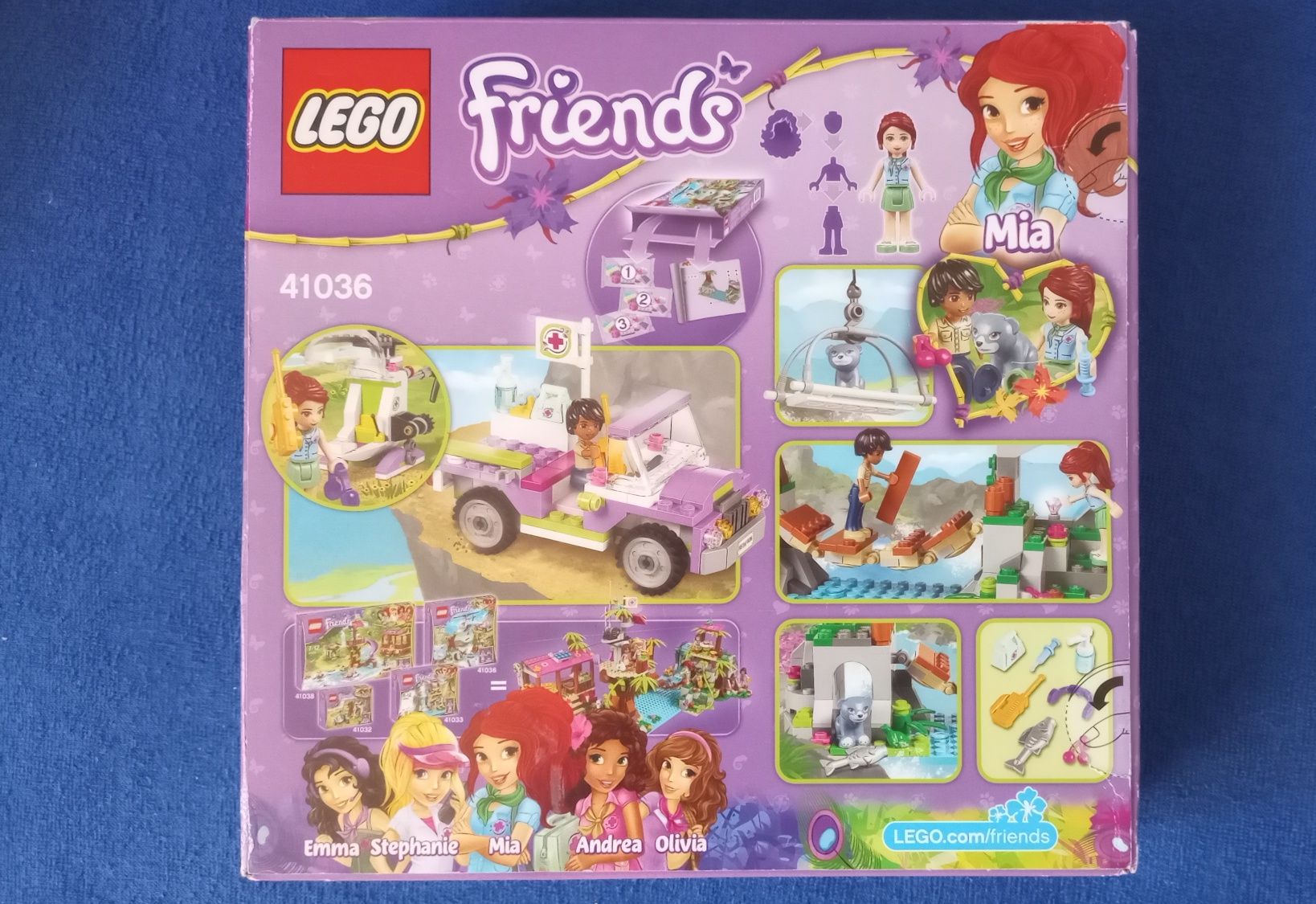 Nowe Klocki LEGO Friends 41036 - Ratunek Niedźwiadka helikopter auto