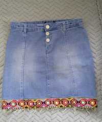 Jeansowa spódnica