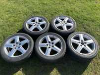 AUDI FELGI ALUMINIOWE 17 " z oponami letnimi 235/45/17