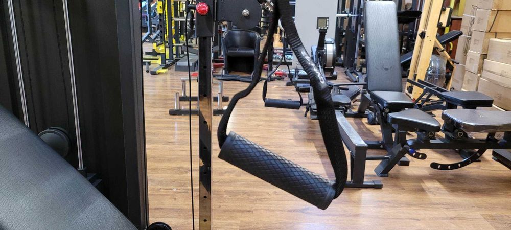 Uchwyty do Wyciągu Rączki 2 SZT Pojedyncze Nylonowe NOWE Siłownia