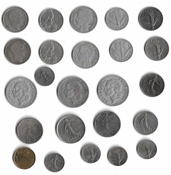 PROMOÇÃO: 24 Moedas Francesas