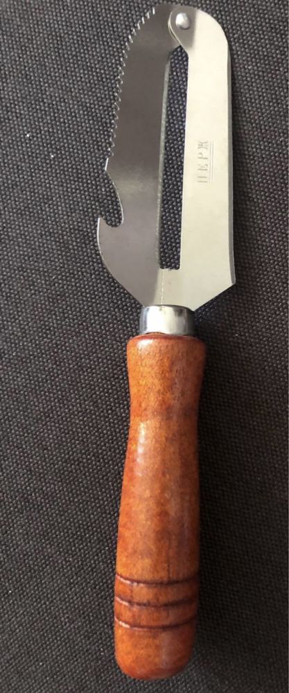 Нож кухонный для чистки рыбы и овощей, нож с открывашкой