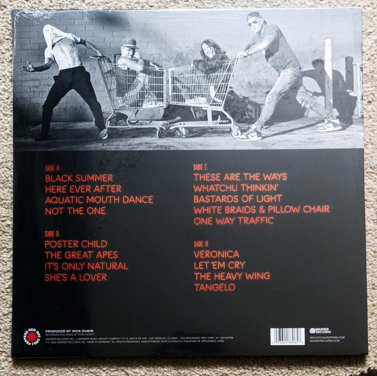 Виниловая пластинка Red Hot chili peppers "Unlimited Love" 2LP.Новая.