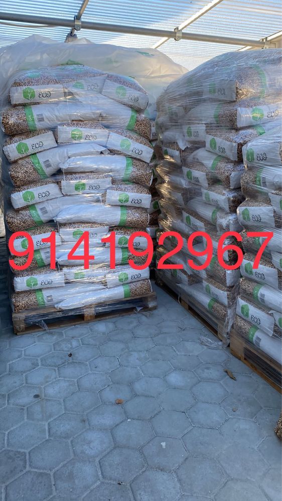 PELLETS 15kg A1 Certificado EN PLUS