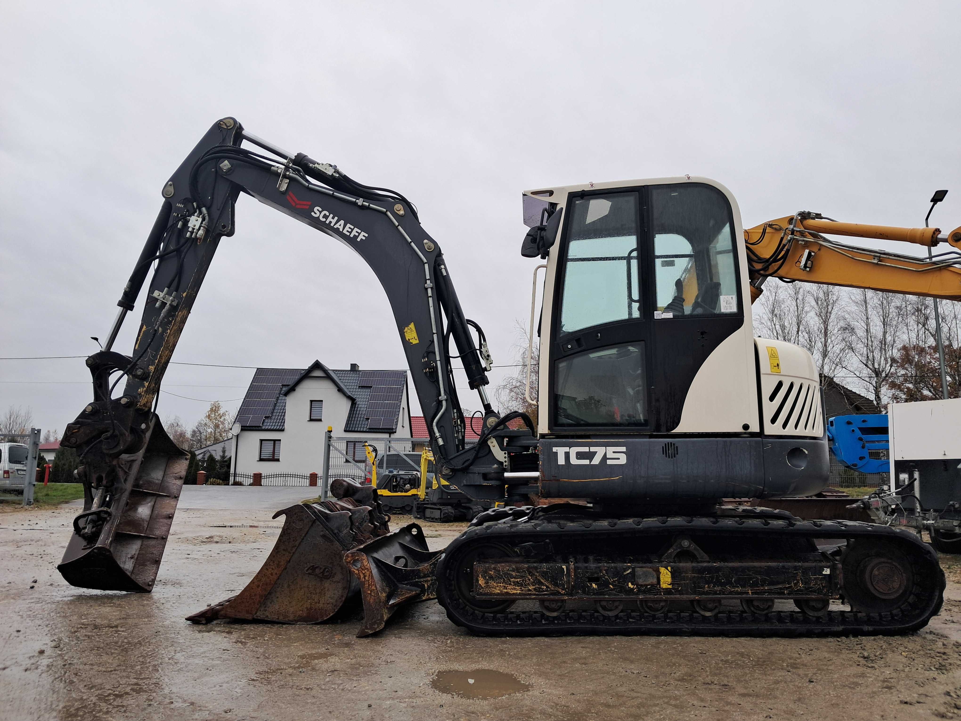 Minikoparka SCHAEFF TEREX TC 75 / 17r! / 7,5T / volvo ecr 88 yanmar