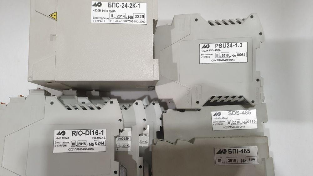 Мікрол БПІ-485, RIO-DI16-1, SDS-485, БПС24-2К, PSU24-1.3