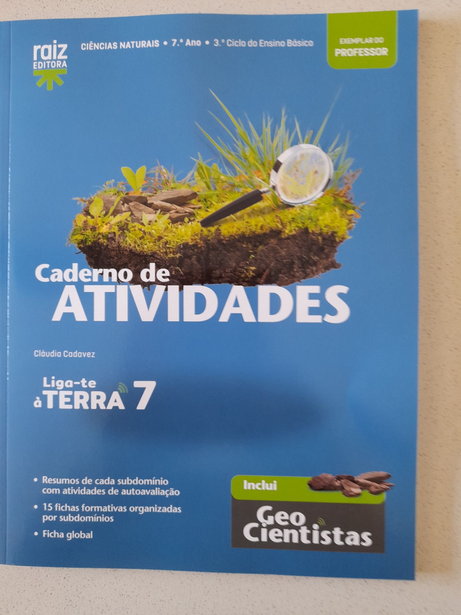 Vende-se conj. manuais C.Naturais 7 ano- RAIZ EDITORA. Versão prof.