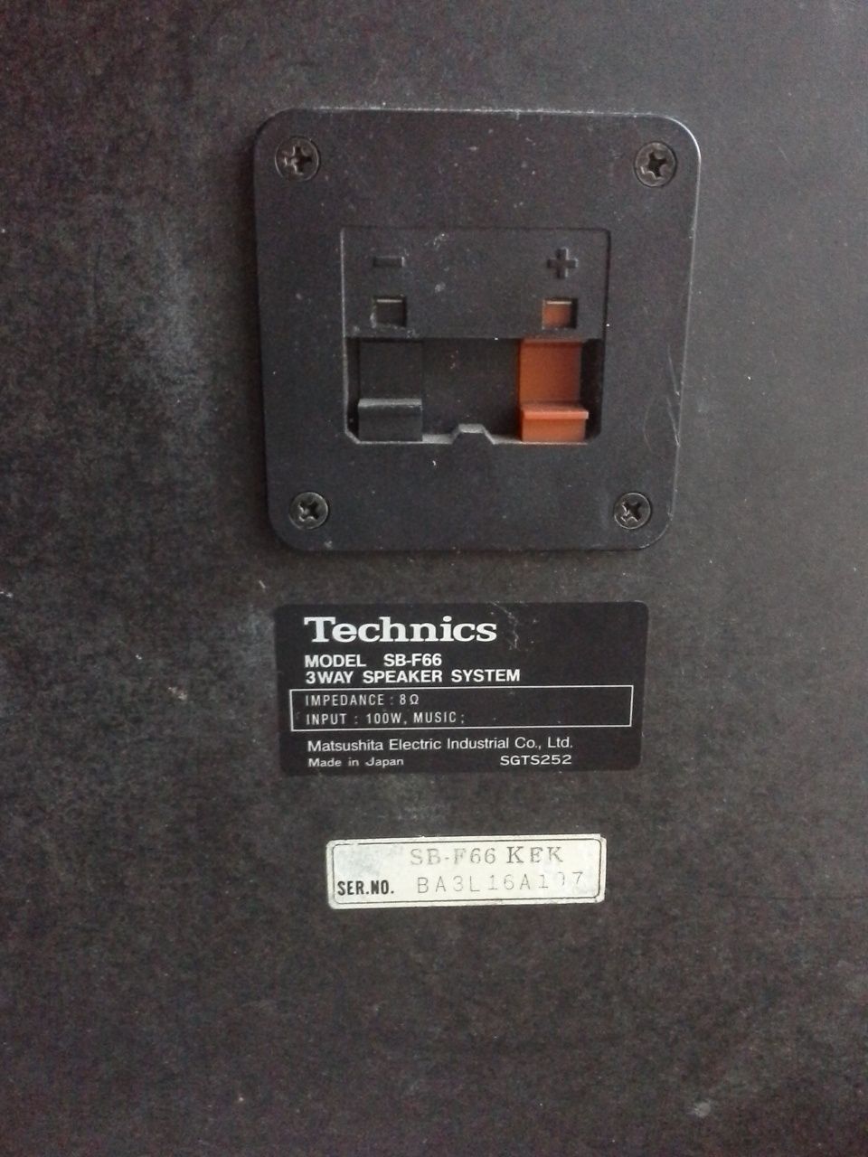 Technics SB-F66 kolumny głośnikowe