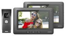 WIDEODOMOFON ''EURA'' VDP-45A3 ''ALPHA'' czarny dwa monitory