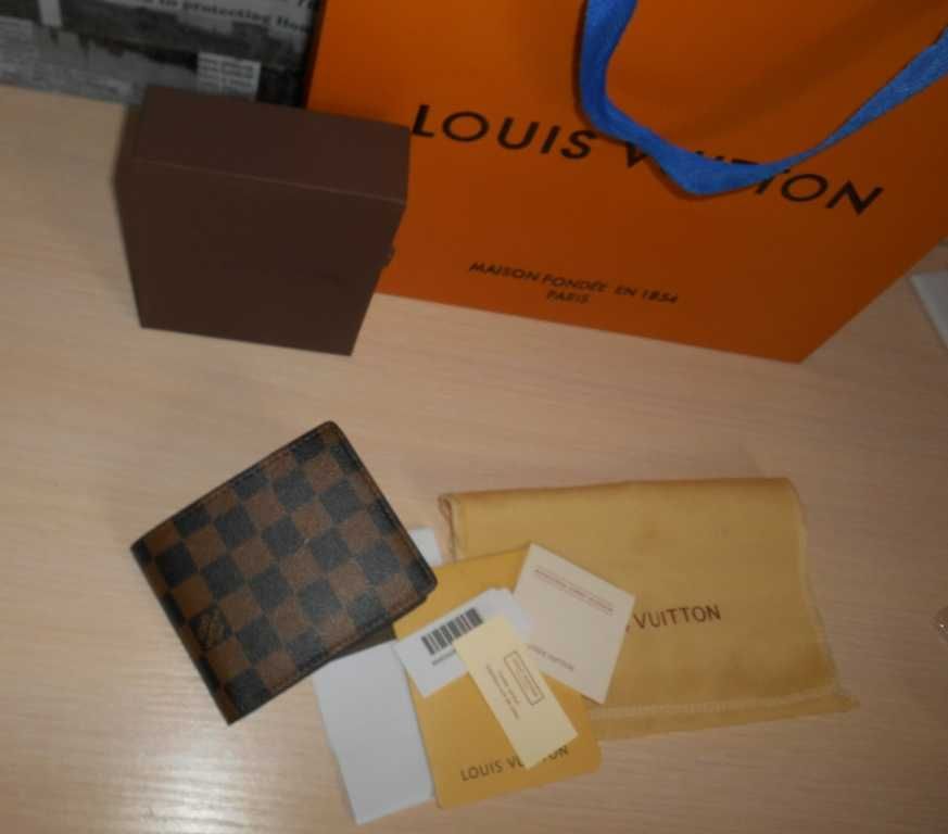 Louis Vuitton portmonetka portfel męski skóra 56-23