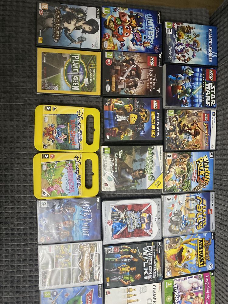 Gry dla dzieci PC harry Potter sims lego rayman disney
