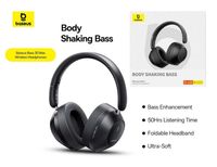 Наушники Baseus Bass 30 Max Black Bluetooth 5.3 40mm 50H Low Latency