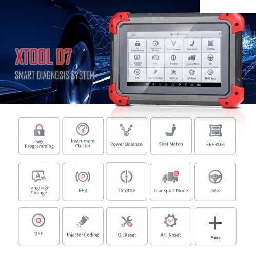 Xtool D7 Pro 2023 Maquina de diagnostico e reprog. ecu