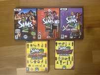 The Sims 2: podstawa + 2 dodatki + 2 akcesoria