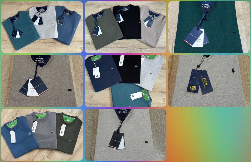S-XXXL swetry męskie tommy hilfiger ralph lauren swetr nowość