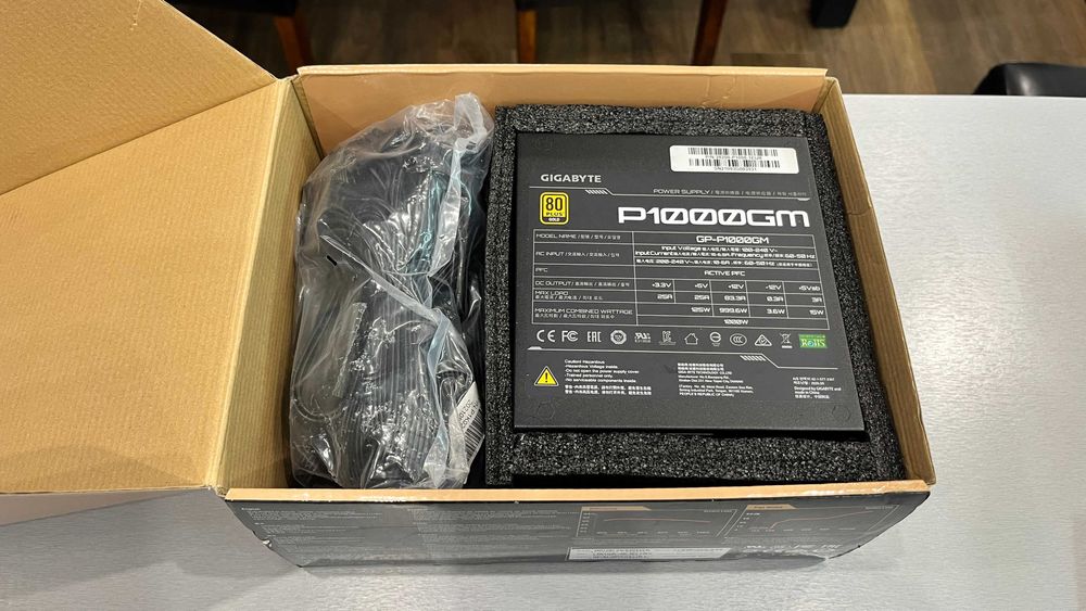 Zasilacz Gigabyte GP-P1000GM 1000W modularny Okazja! W-wa Wilanów