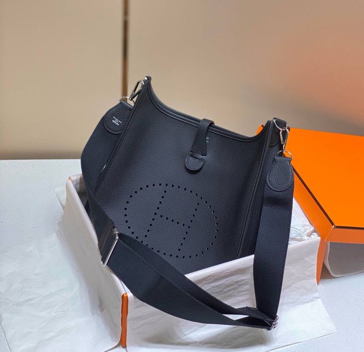 Сумка hermes evelyne 29см шкіра повний комплект