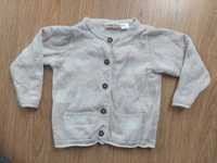 Sweter w chmurki 74/80