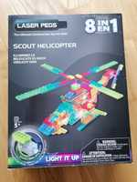 Klocki laser pegs 8w1 scout helicopter