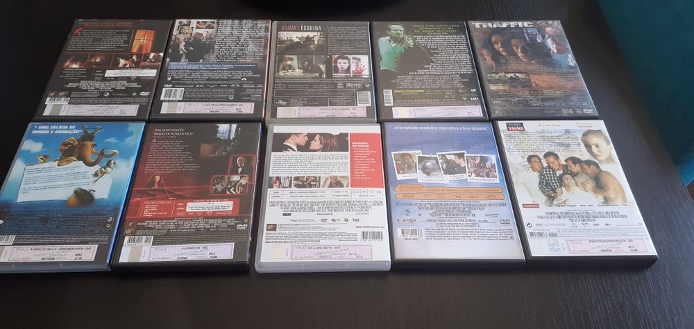 10 filmes DVD em bom estado