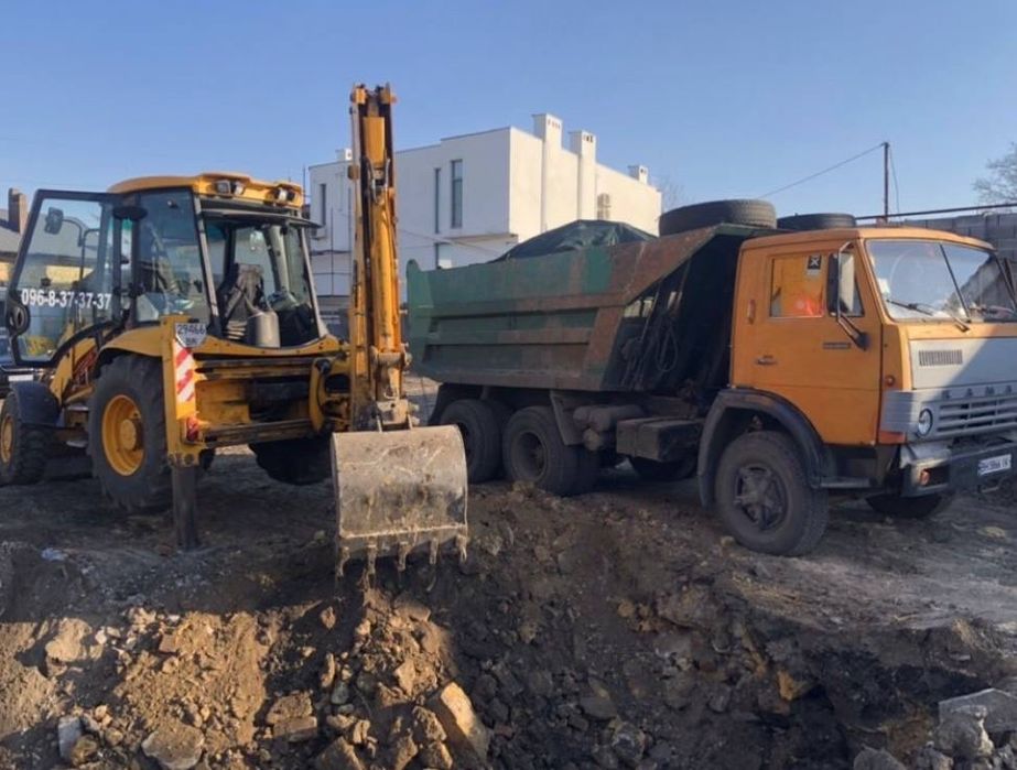 Вывоз строительного мусора хлама.Камаз самосвал до 15 тонн