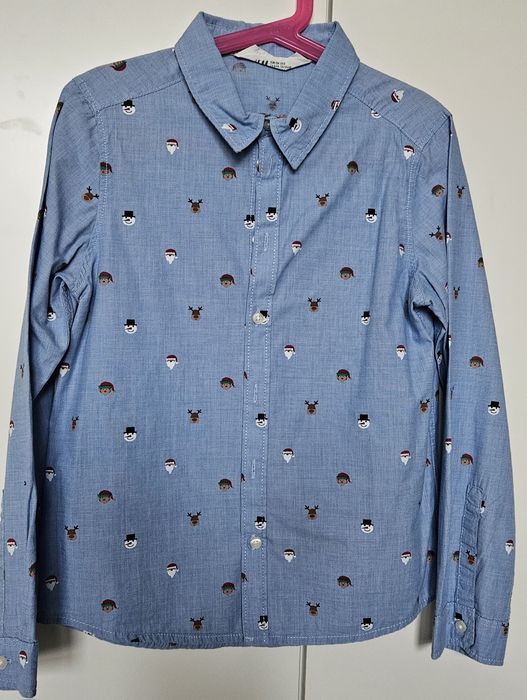 Koszula świąteczna H&M r. 134