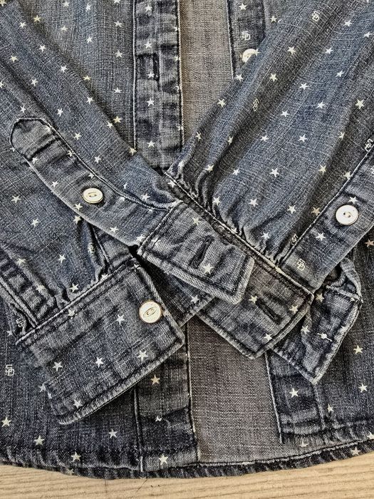 Koszula jeansowa Superdry gwiazdki granatowa M