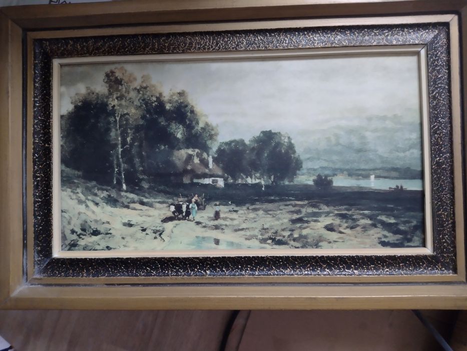 Obraz reprodukcja " Na wiejskiej drodze"