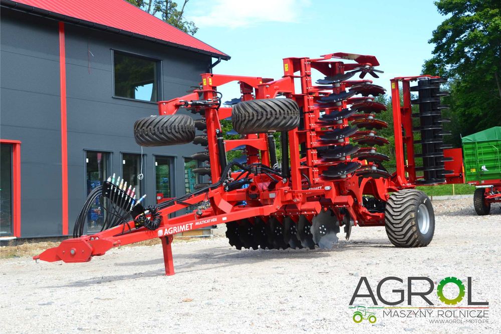 Brona talerzowa CIĘŻKA AGRIMET MULTICAT HD 5m Możliwość TESTÓW