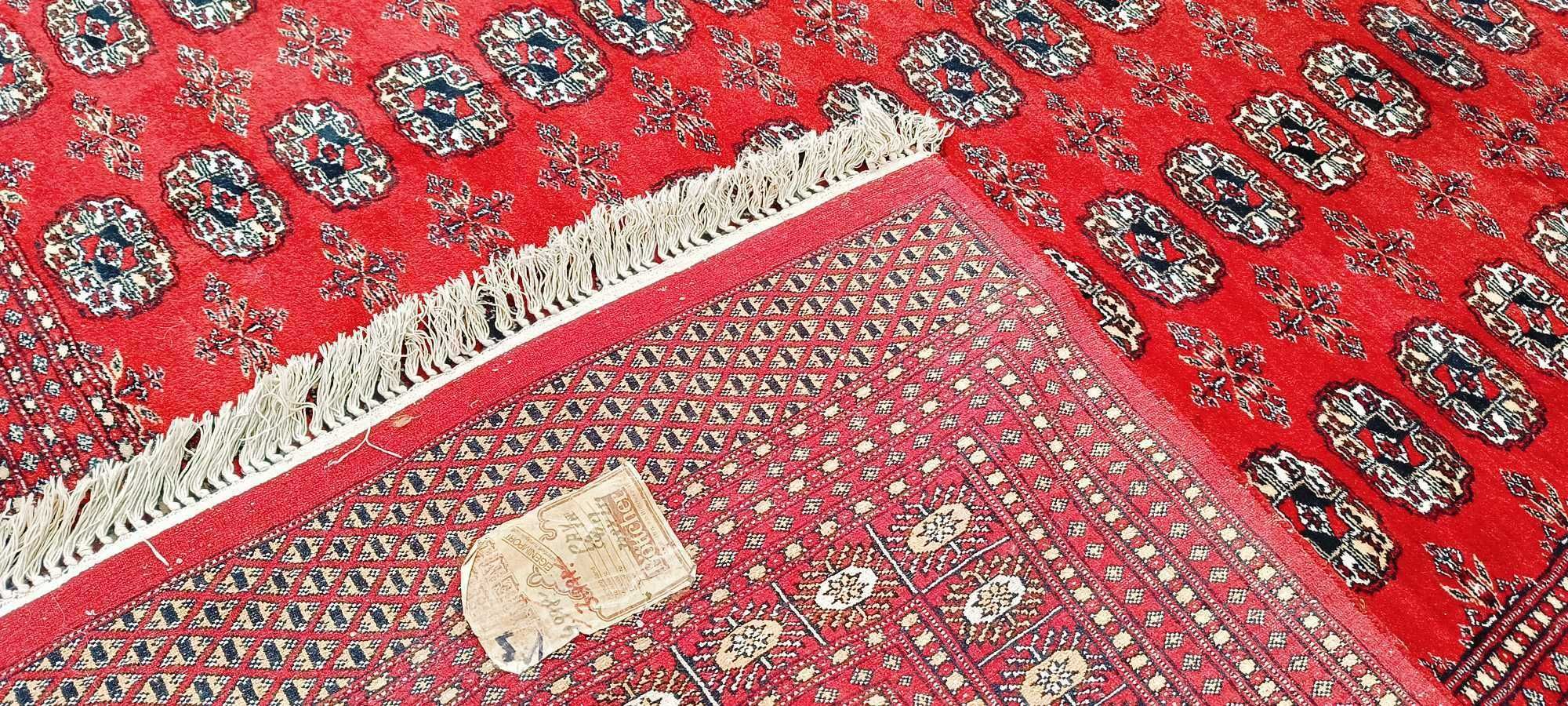 Buchara ręcznie tkany dywan perski pakistan 325 x 252 cm wełna piękny
