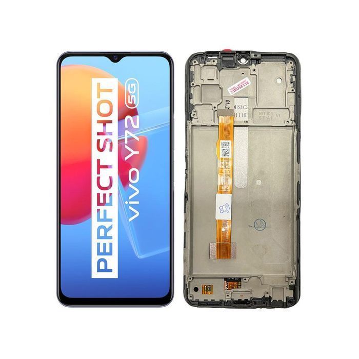 Wyświetlacz Lcd Ekran Do Vivo Y72 5G V2041 Ramka