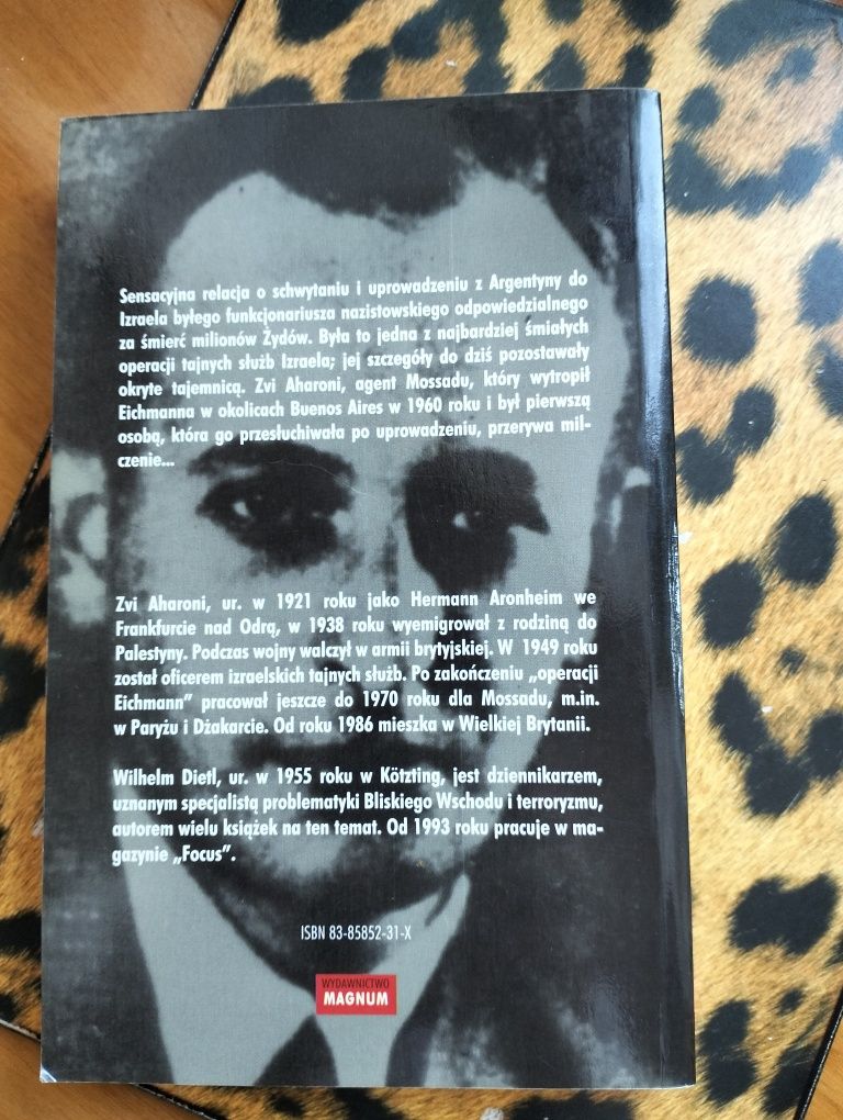 Książka : Operacja Eichmann. Jak to było naprawdę - Zvi Aharoni...