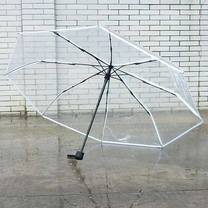 Parasol przeciwdeszczowy kopuła przezroczysty PCW