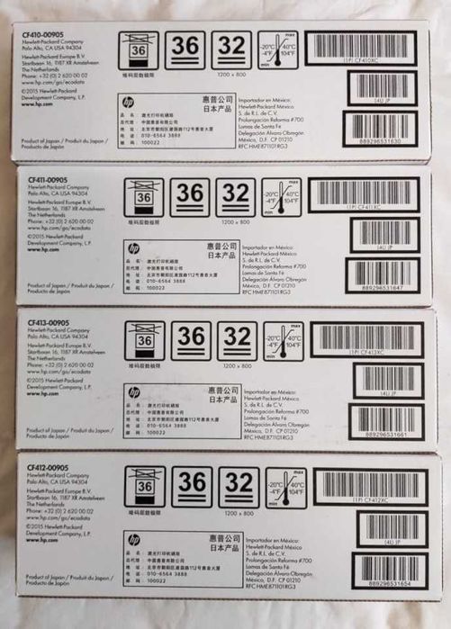 Продам новые картриджи HP 410X CF411X, CF412X, CF413X