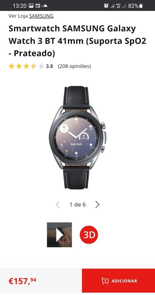 Samsung Galaxy Watch3 Novo
