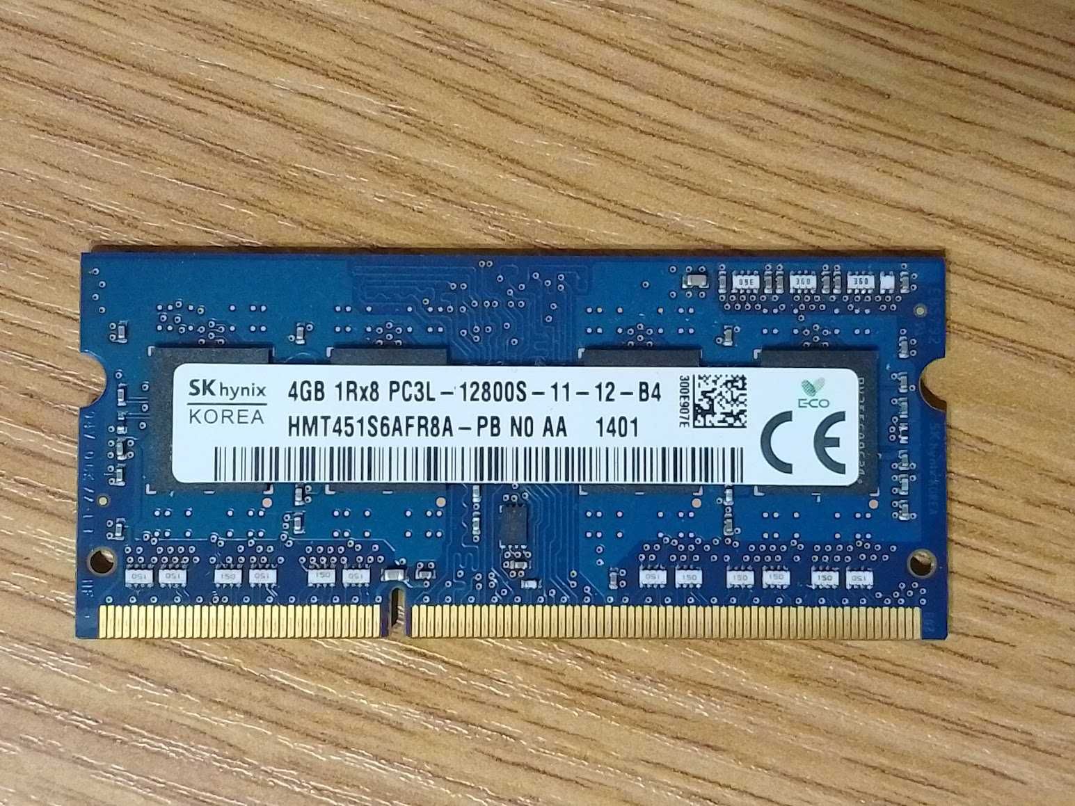 Оперативна пам'ять DDR3L 4 Гб 4GB SODIMM