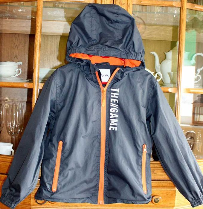 5-10-15  Przeciwdeszczowa kurtka z kapturem -122 cm