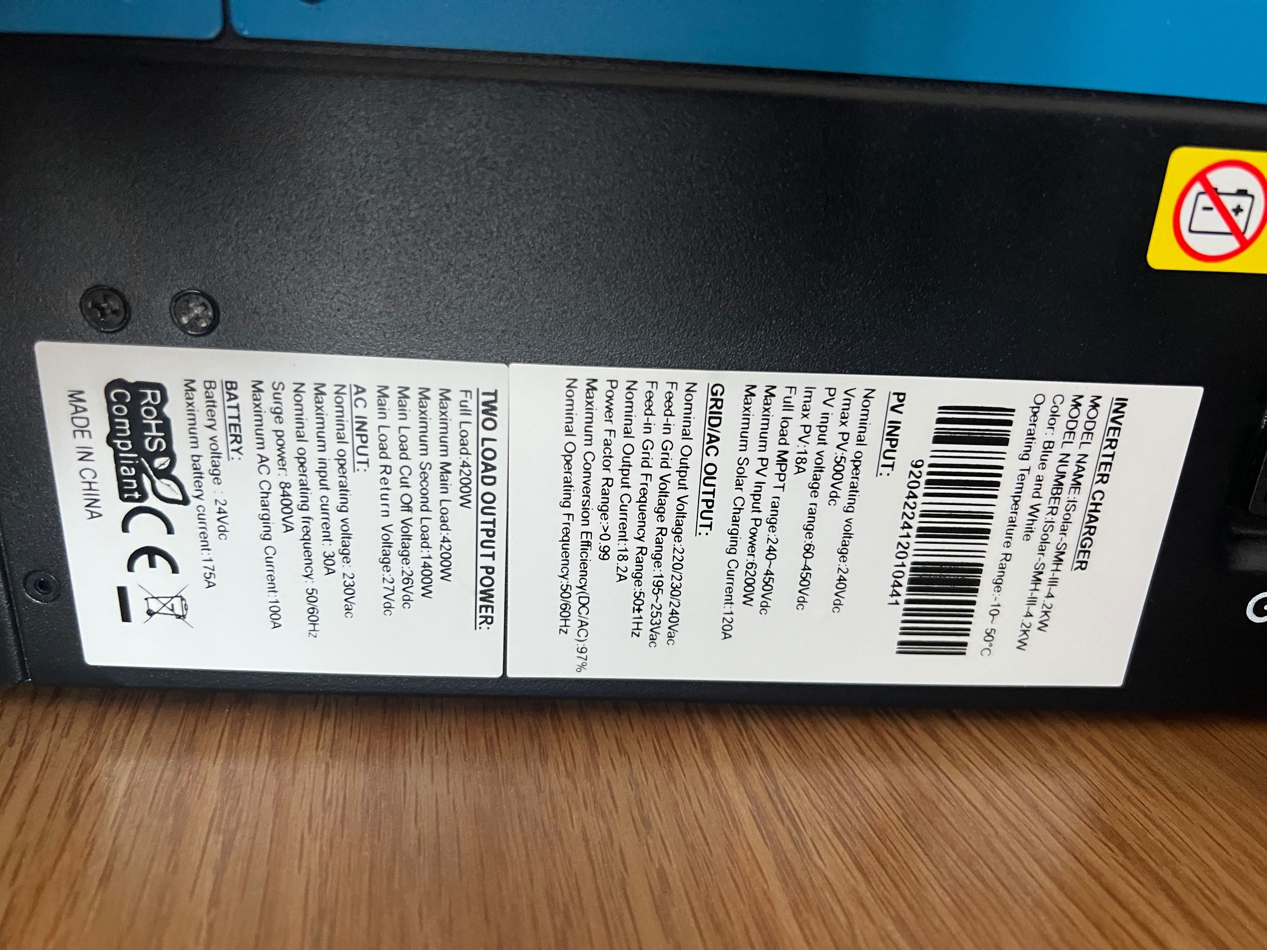 Inversor híbrido 24v