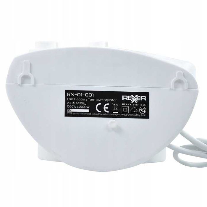 Termowentylator dmuchawa nagrzewnica farelka piecyk 2000W  grzejnik