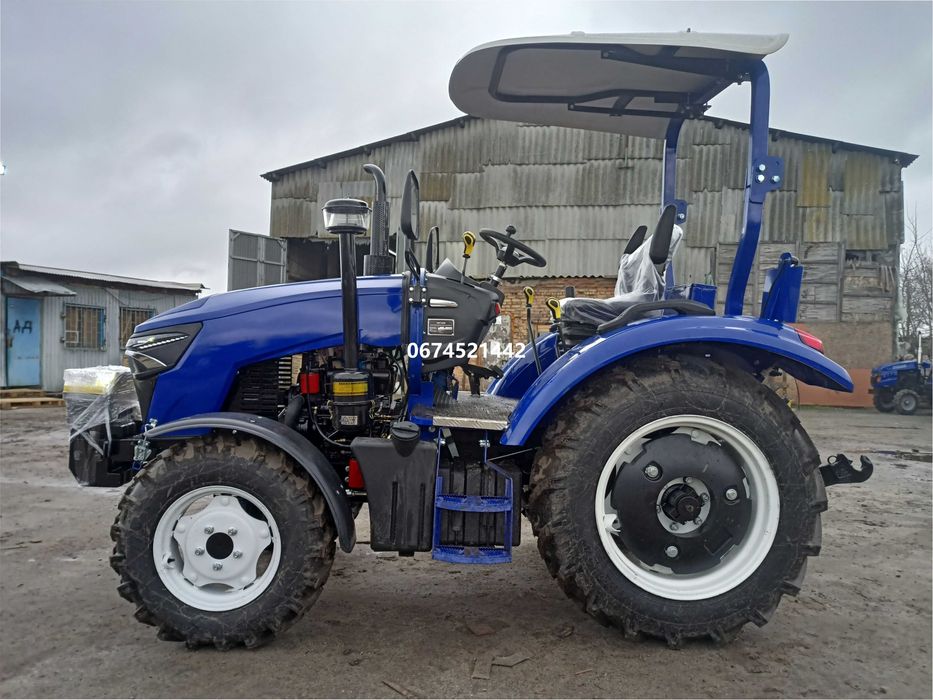 Мінітрактор Файтер Т-254 | Примусова гідравліка Посилена КПП доставка