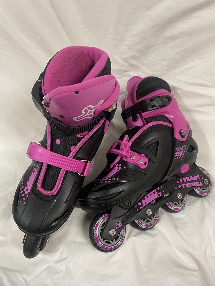 Patins em linha de senhora