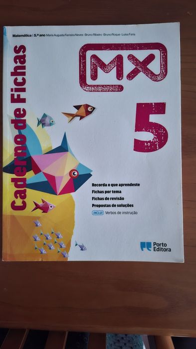 Caderno de fichas Matemática  5⁰ ano