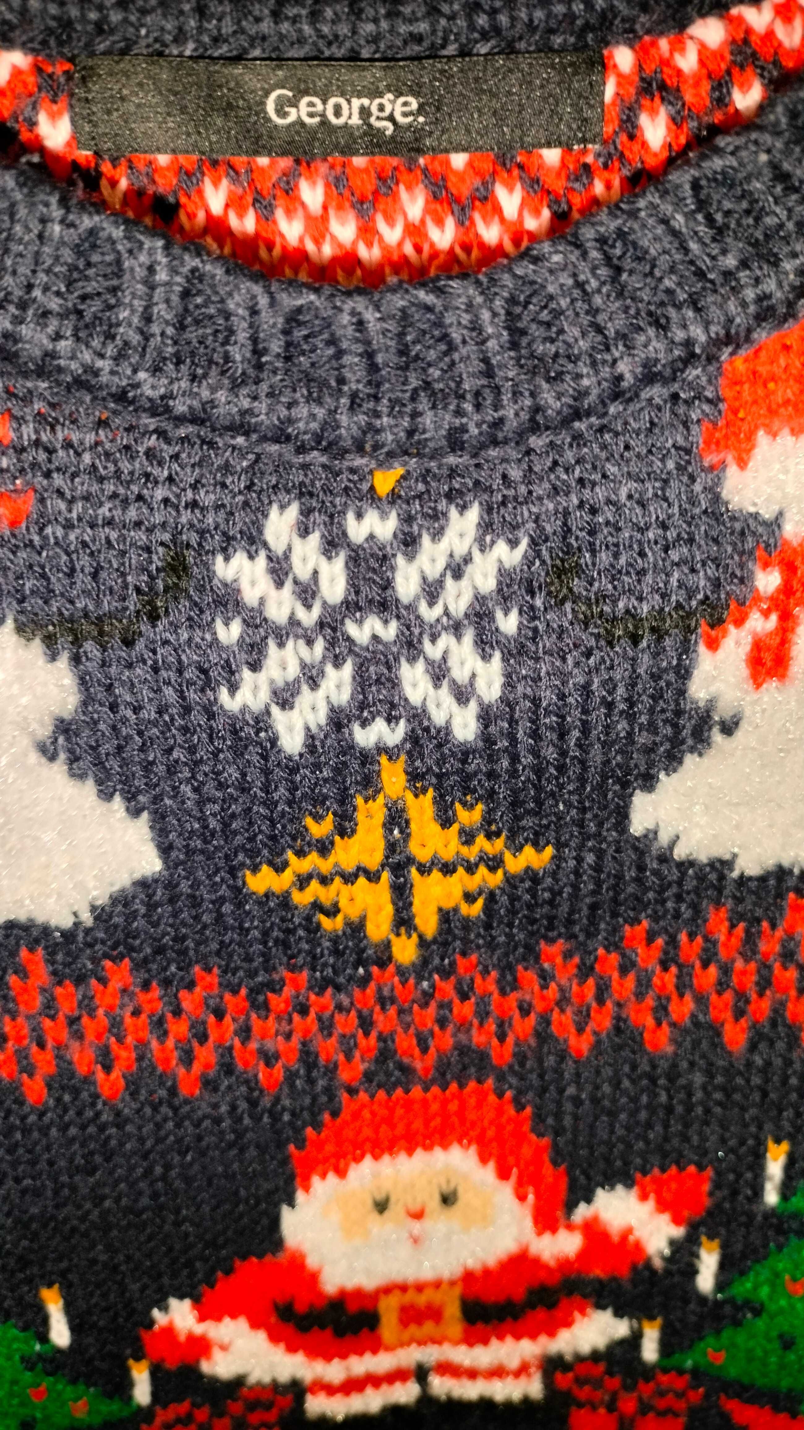 Sweter Świąteczny dla chłopca 92-98 cm