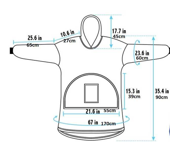 Nowy sweter / koc / bluza / kaptur / oversize / beżowy !2243!