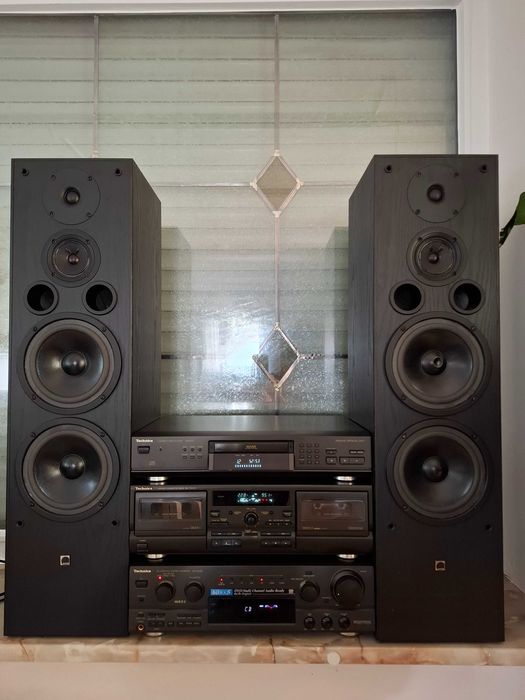 Wieża HiFi Stereo Technics w bardzo ładnym stanie + fajne kolumny