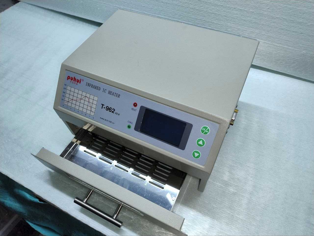 Puhui t-962 V2.0 Печь оплавления для пайки печатных плат.