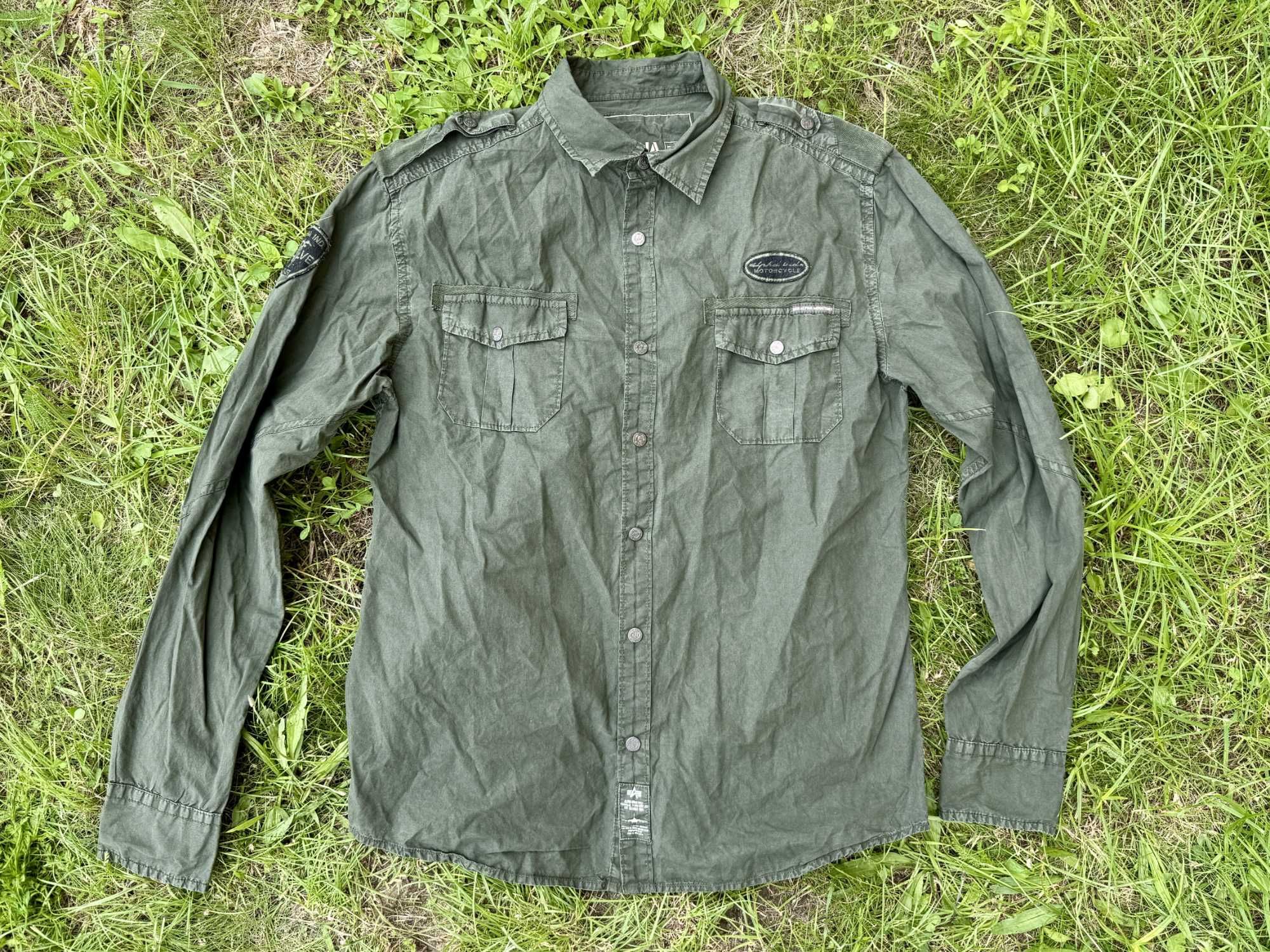 Чоловіча тактична сорочка бренду alpha industries
