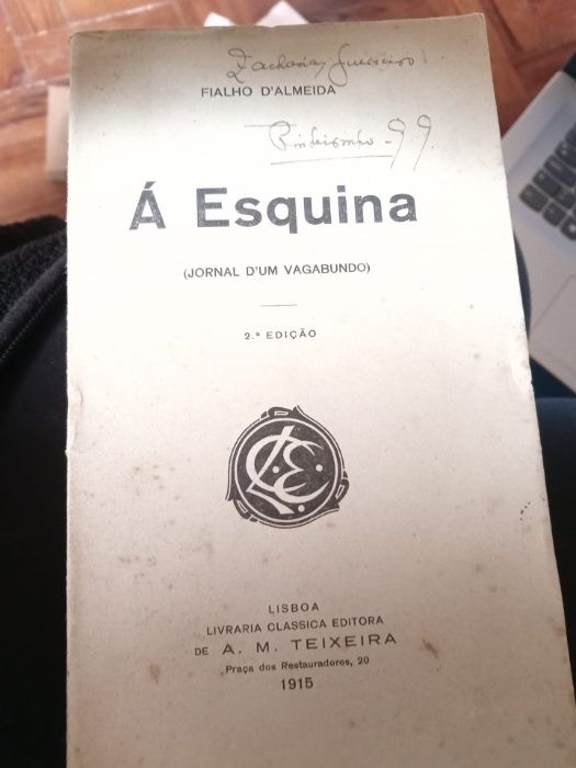 Á Esquina (Jornal D'um Vagabundo)Fialho D'Almeida, 2ª edição