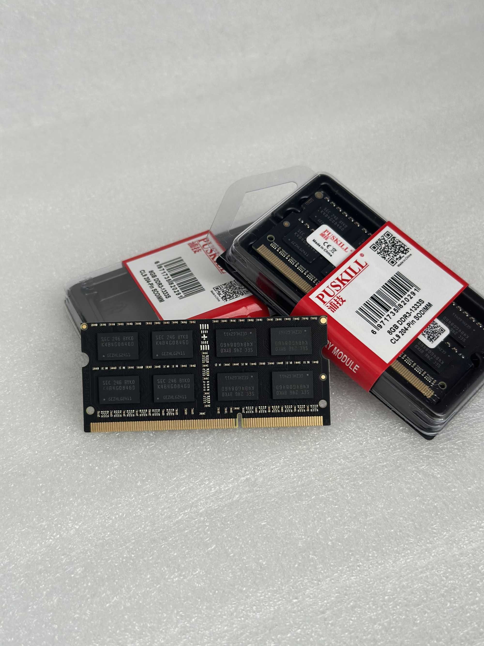 Оперативна пам'ять для ноутбука та mac DDR3 8gb 1.5v 1333mhz